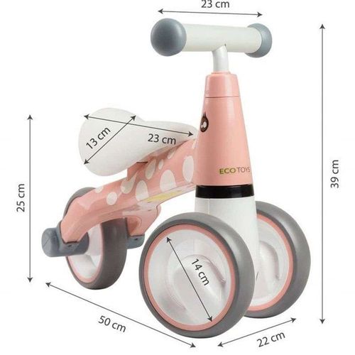 Eco Toys Bicikl Guralica Flamingo slika 3