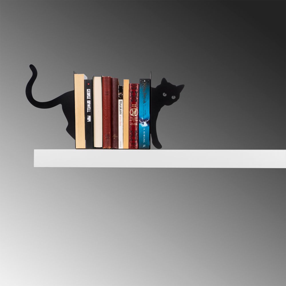 Metalni držač knjiga - Kitap tutucu 5, crni slika 2