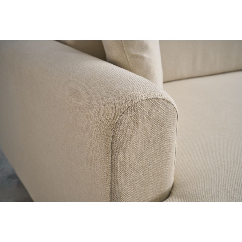 Mane Left - Krem Krem Kutna Sofa na Razvlačenje slika 5