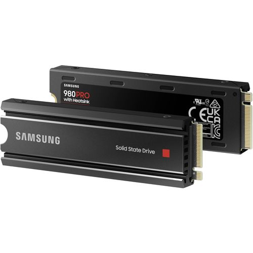 Samsung MZ-V8P2T0CW M.2 NVMe 2TB SSD 980 PRO, Read up to 7000 MB/s, Write up to 5100 MB/s, w/Heatsink slika 2