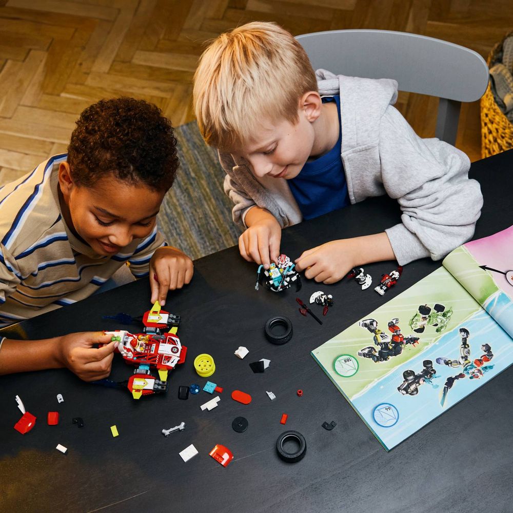LEGO 71497 Cooperov robotski tigar i Zeroov sportski auto slika 8
