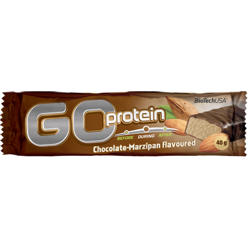 BioTech USA Go Protein Bar 40g Čokolada/Marcipan slika 1