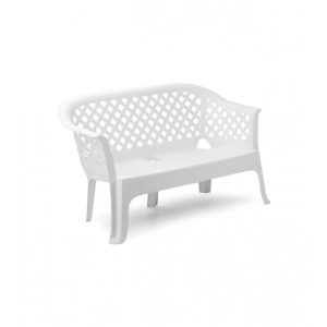 PROGARDEN klupa Lariana bijela 76x134x72cm