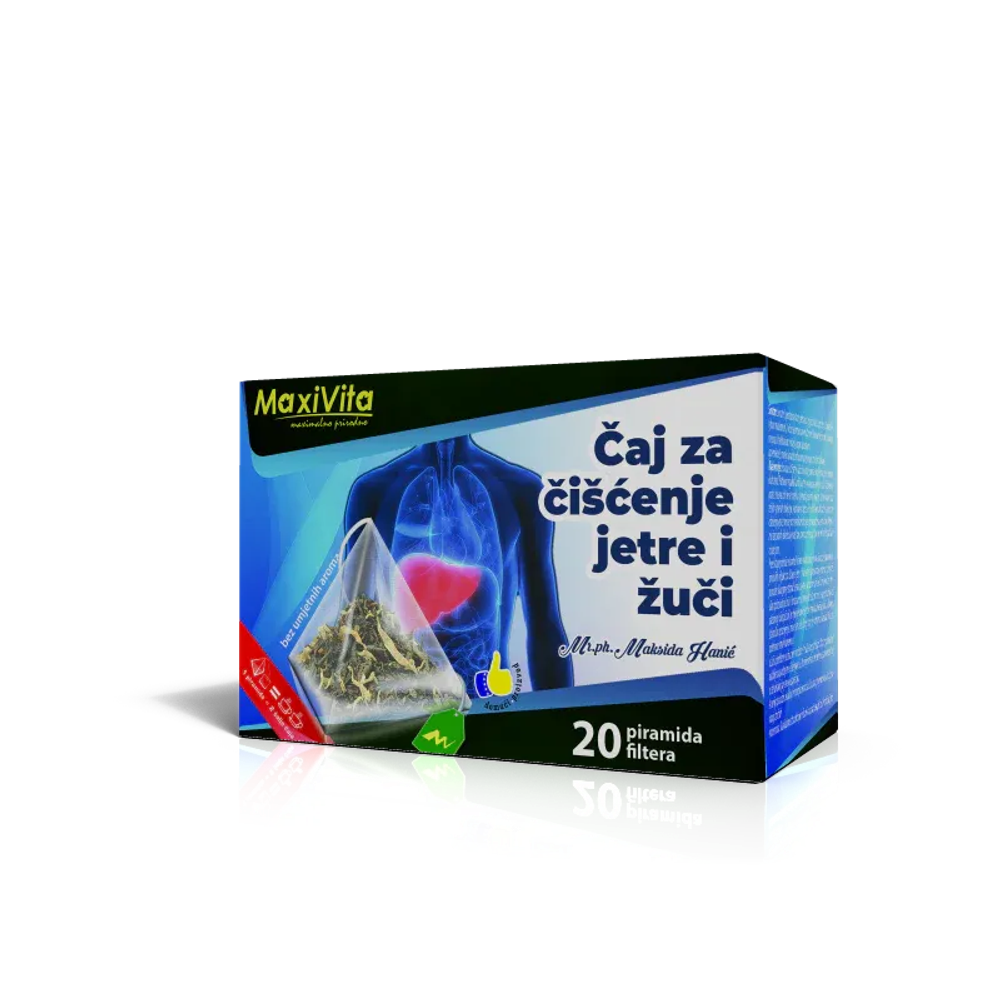 ČAJ ZA ČIŠĆENJE JETRE I ŽUČI FILTER A20 MAXIVITA slika 1