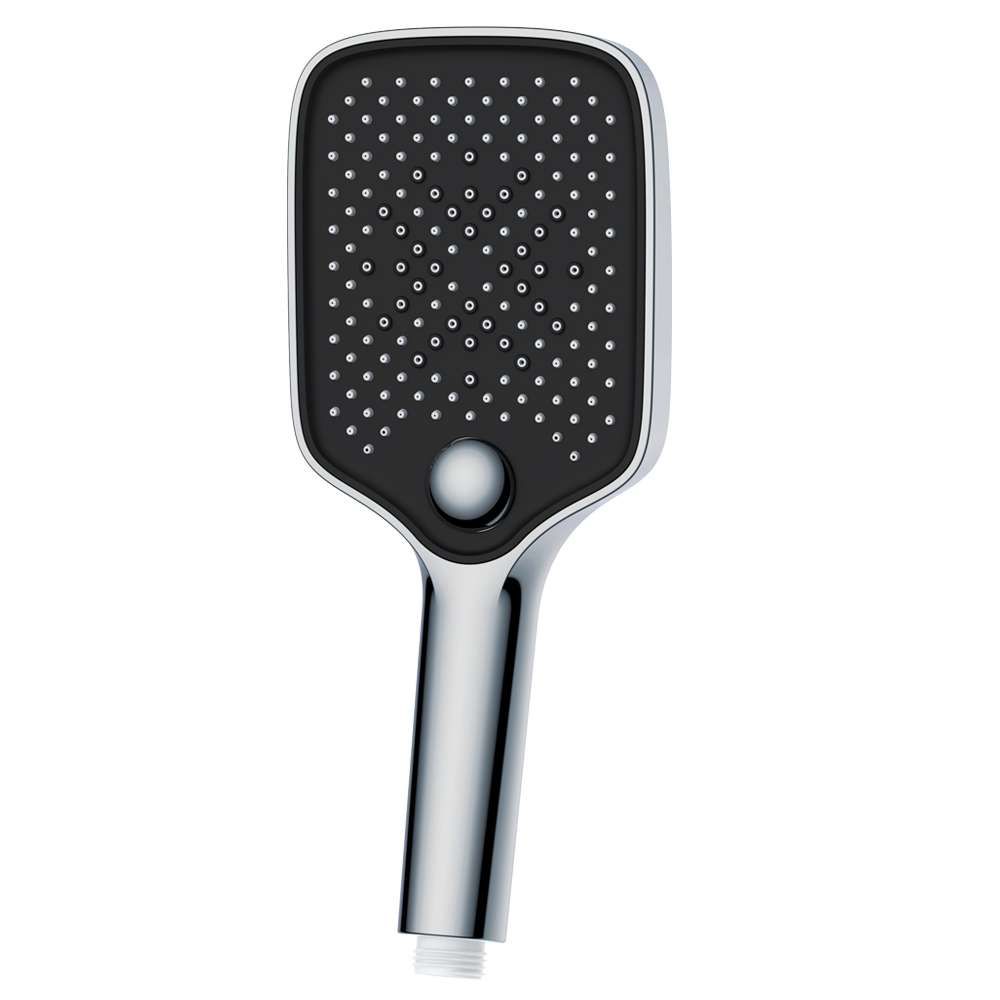 Inter Ceramic tuš ručica, 3 funkcije 10cm abs kromirana/crna slika 1