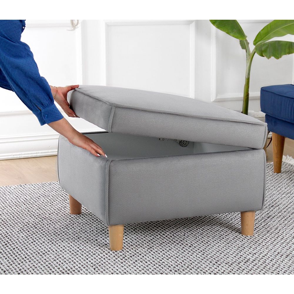 Roscen - Sivi Pouf slika 3