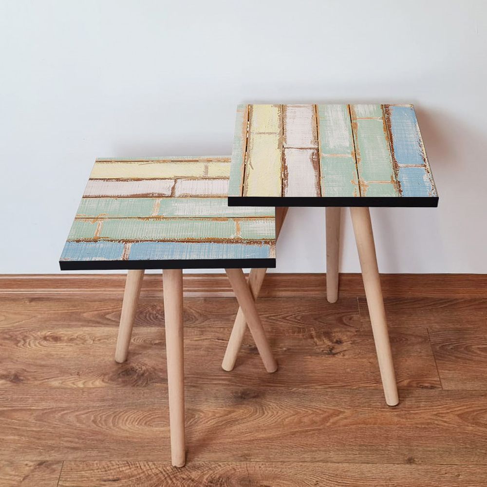 Nesting stolovi 2Shp260 - (2 komada) - boje: višebojni slika 1