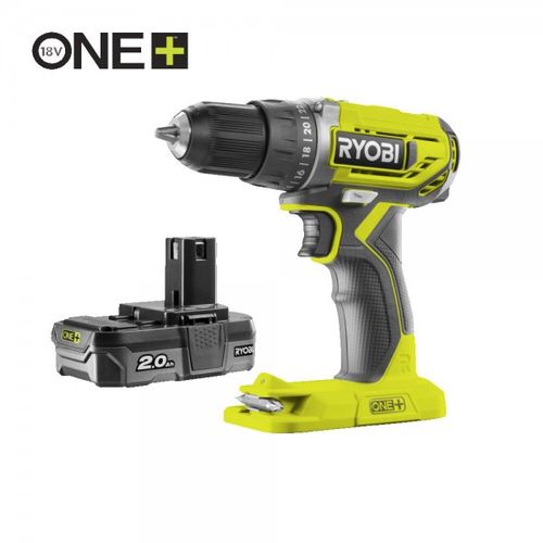 Ryobi aku buš-odvijač R18DD2-220S(18V ONE+,2x2Ah) slika 1