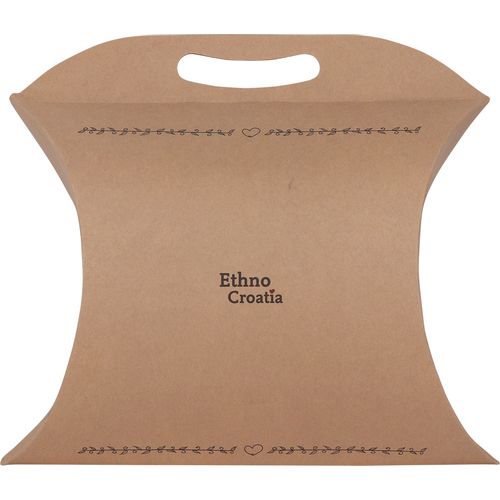 Kutija poklon kartonska Ethno Croatia Pillow box 32x30x12 cm slika 4