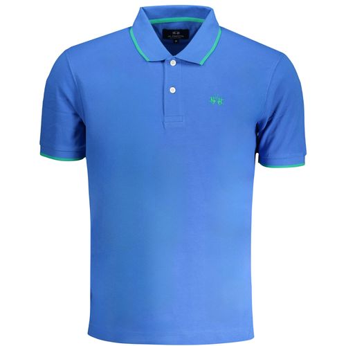 LA MARTINA MEN'S BLUE SHORT SLEEVED POLO SHIRT slika 1