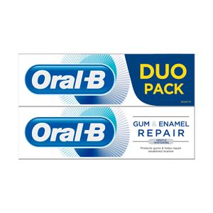 Oral-B pasta za zube Gum&Enamel Repair Gentle Whitening 75 ml duo pack