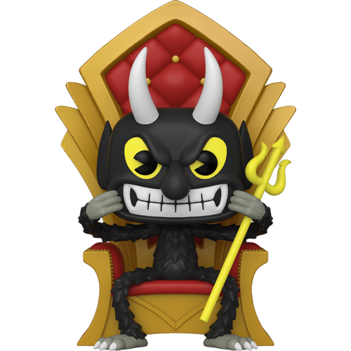 Funko Pop Deluxe: Cuphead S3 - Devil In Chair slika 1