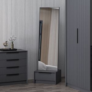 Sto za šminku "Kale Luxe Soft - 4803" - boja: Antracit