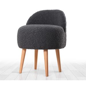 Rufmee - Dark Grey Dark Grey Pouffe