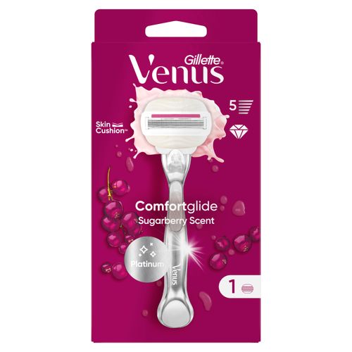 Gillette Venus Comfortglide Sugarberry plus Olay brijač + 1 patrona slika 1