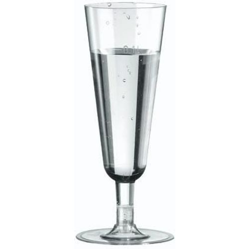 Čaše plastične prozirne za šampanjac 0,1 l, 6/1, Herlitz slika 2