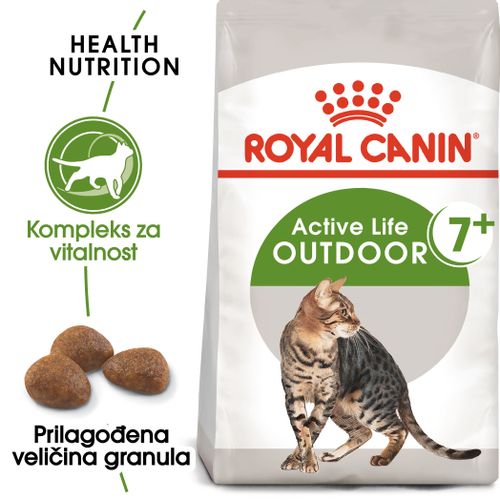 ROYAL CANIN FHN Outdoor +7, potpuna i uravnotežena hrana za mačke starije od 7-12 godina, za mačke koje često izlaze iz kuće i redovito su aktivne, 2 kg slika 4