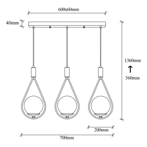 Opviq Luster GMN-00009 slika 8