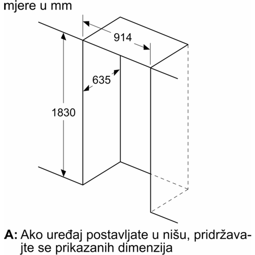 Bosch kombinirani hladnjak KFF96PIEP slika 15