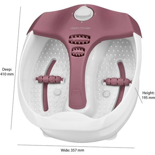 Profi-Care PC-FM 3027 aparat za masažu stopala 80 W bijela, crvena slika 2