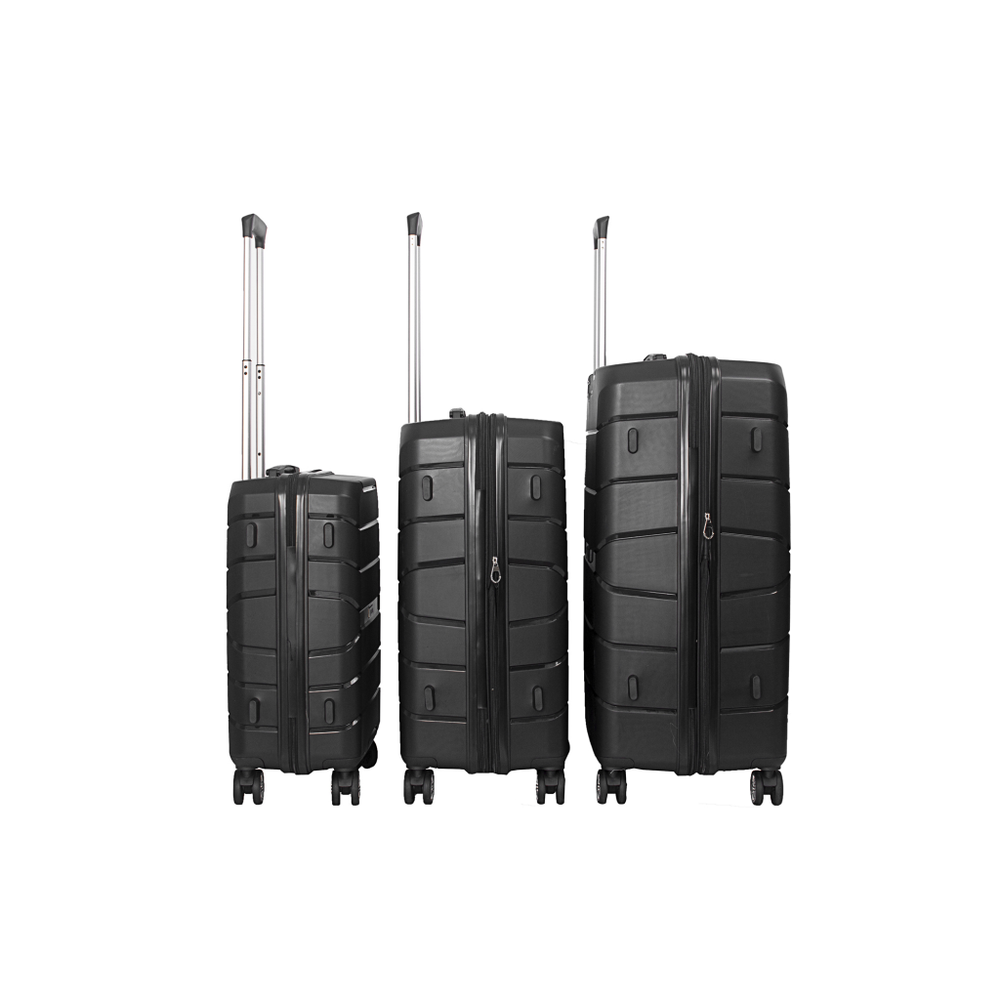 Kofer Adria - Set od tri komada, Crni slika 4