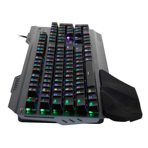 MEETION MK20 MEHANIČKA METALNA RGB Tastatura, SIVA slika 7