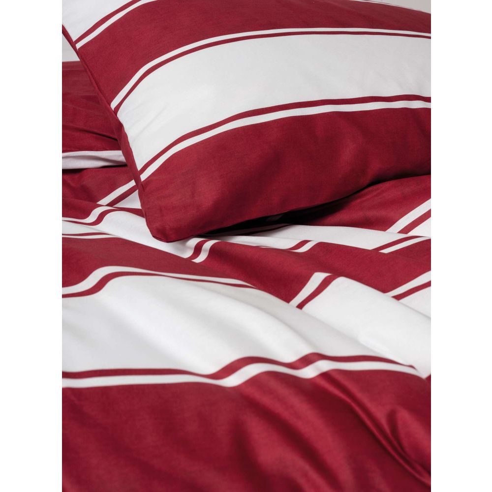 Ranforce double quilt cover set Jolly, colours: red, white slika 8