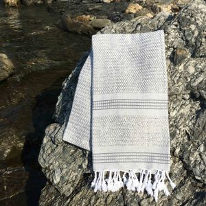 L'essential Maison Linen - Anthracite Anthracite Fouta (Beach Towel)