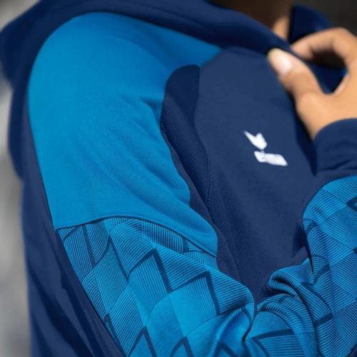 Ženski Hoodie Erima Evo Star - New Navy/Mykonos Blue slika 5