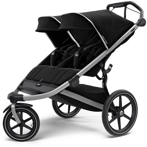 Thule Urban Glide 2 Double crna dječja kolica za dva djeteta slika 1