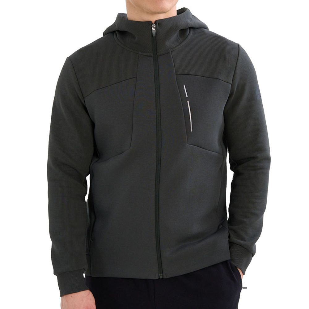 ANTA Muški duks sa kapuljačom na kopčanje Knit Track Top slika 1