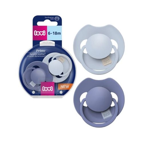 Lovi Prime Silicone Dynamic Varalica 6-18M (2Kom) - Baby Blue/Blue 34/418 slika 2