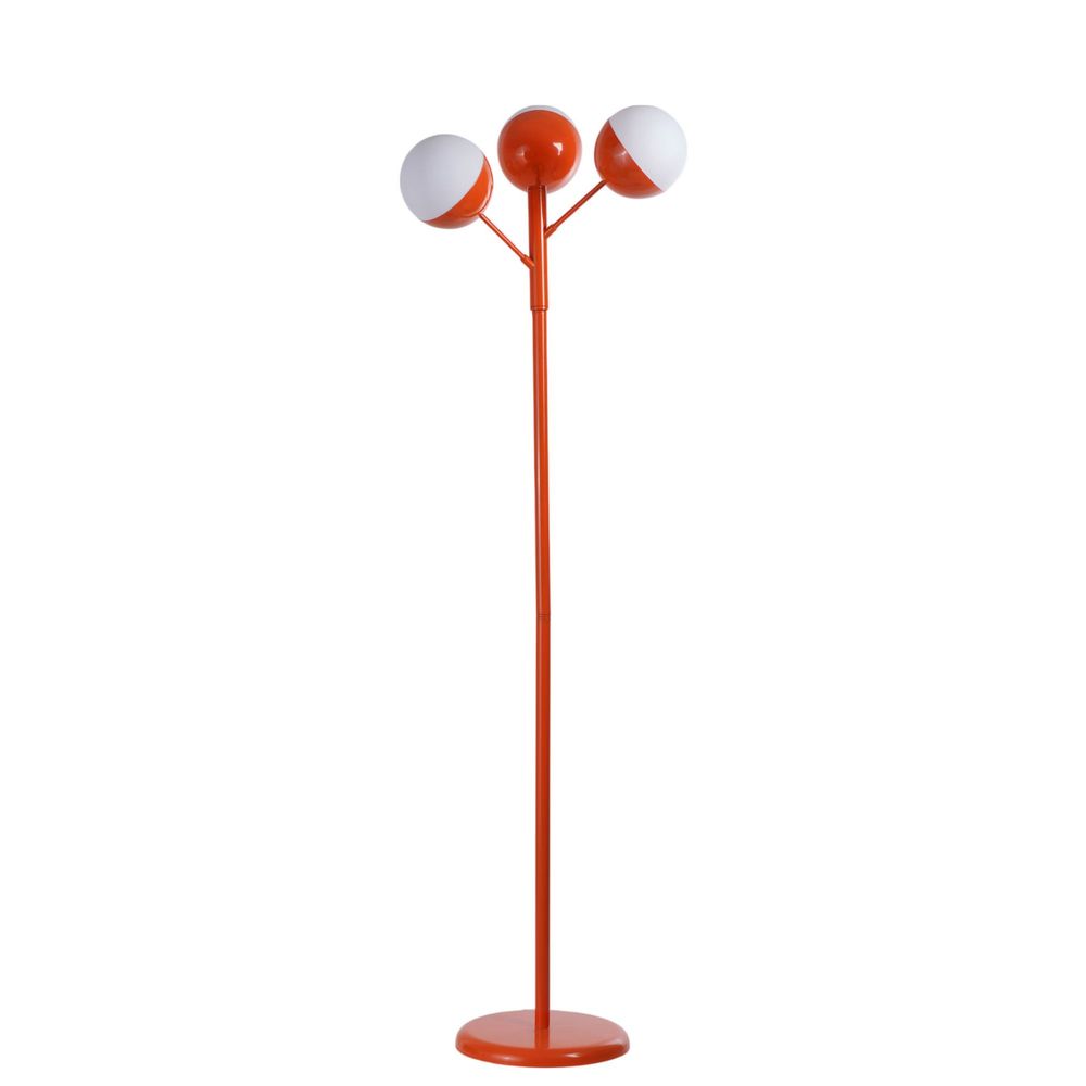 Opviq Podna lampa 364, bijela, narančasta slika 2