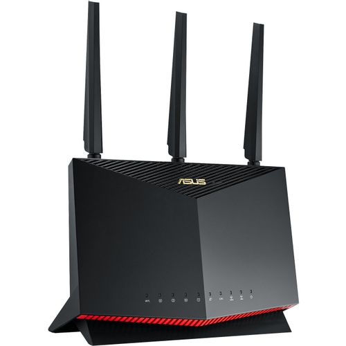 Bežični ruter ASUS RT-AX86U PRO Wi-Fi AX5700 Mesh WiFi 6 4804Mbps 861Mhz  Gaming 3 antene crna slika 1