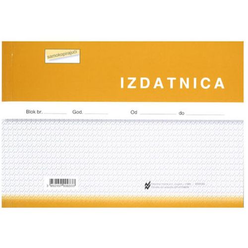 I-17/NCR IZDATNICA; Blok 3 x 50 listova, 21 x 14,8 cm slika 1