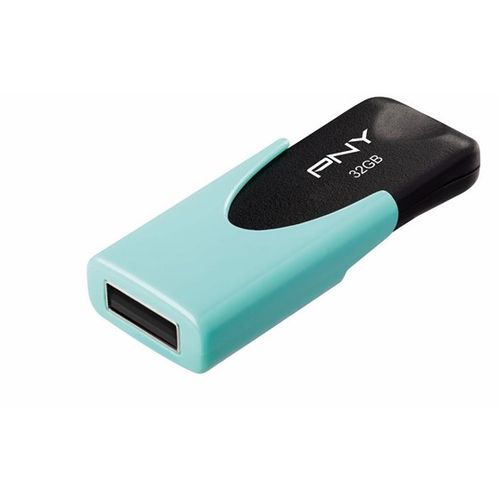 USB stick PNY Attaché 4 Pastel, 32GB, USB2.0, tirkizni slika 1