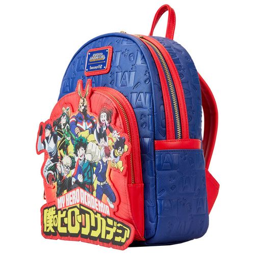 Loungefly My Hero Academia Grupa Ruksak s Utisnutim Logom 26cm slika 2