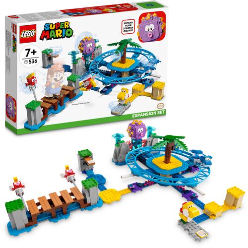 LEGO® SUPER MARIO™ 71400 big urchin u vožnji plažom slika 2