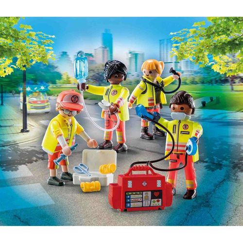 Playset Playmobil 71244 City Life Rescue Team 25 Dijelovi slika 2