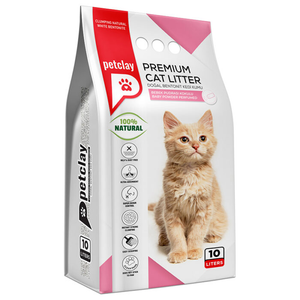 PetClay pijesak za mačke miris Baby puder 10l