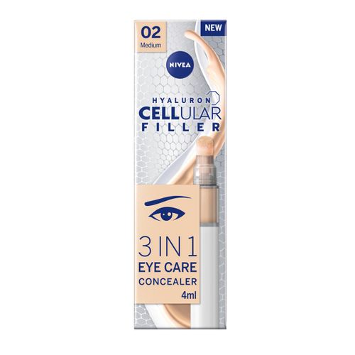 NIVEA Hyaluron Cellular Filler3u1 korektor- medium 4ml slika 1