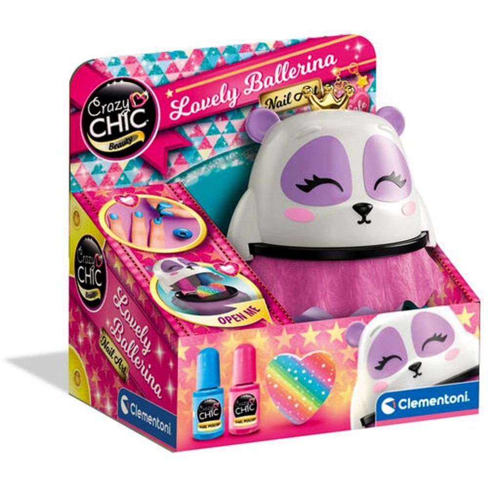 Clementoni Crazy CHIC Lovely Ballerina Nail Set - Balerina set za nokte slika 1