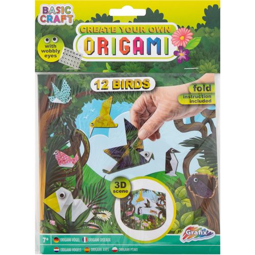 Grafix Kreativa Origami 12 komada -  3D ptica - 52085 slika 1