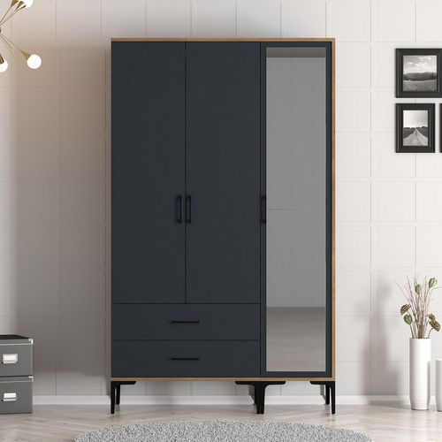 Kumsal RT - Walnut, Anthracite Walnut
Anthracite Wardrobe slika 2