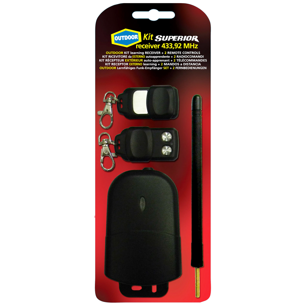 Superior Set za daljinsko upravljanje, 2 kanala, 433,92MHz - OUTDOOR KIT+2RC slika 2