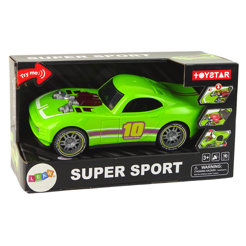 Toystar zeleni sportski auto s efektima 1:14 slika 4