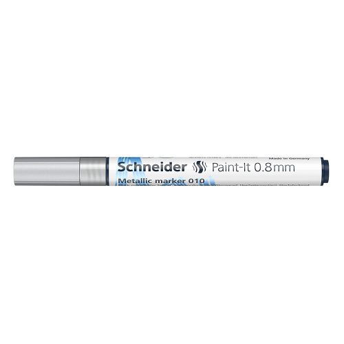 SCHNEIDER Flomaster Paint-It metalik marker  010, 0,8 mm, srebrni slika 1