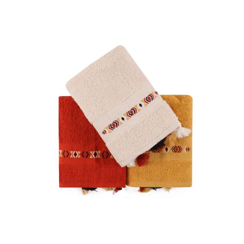 L'essential Maison Asorti - Mustard Coral
Mustard
Beige Hand Towel Set (3 Pieces) slika 4