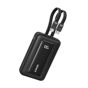 Anker Zolo powerbank 20000 mAh 45W s ugrađenim USB-C kabelom, crna