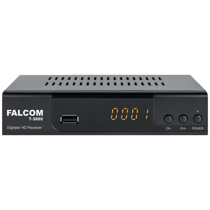 Falcom Prijemnik zemaljski, DVB-T/T2, HEVC, HDMI, USB - T-3000